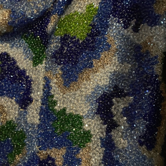 VINTAGE MUSEUM PIECE!!! Arnold Scaasi ball gown circa 1957. Fully beaded bodice. - Picture 3 of 11